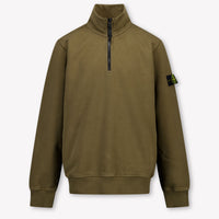 Stone Island Enfant Garçons Pull Armée