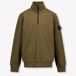 Stone Island Enfant Garçons Pull Armée