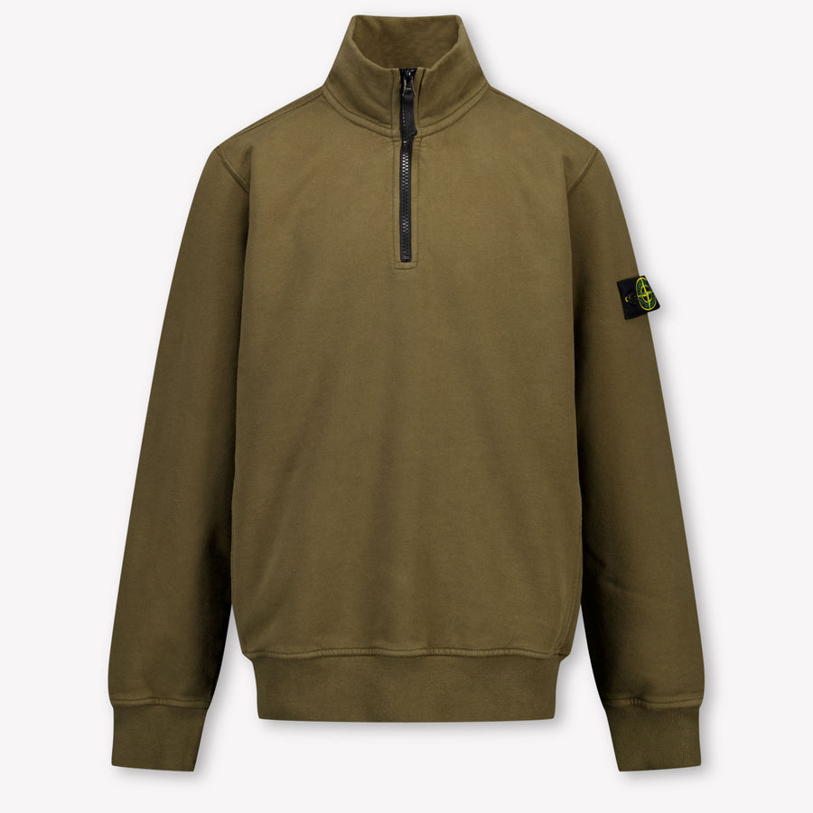 Stone Island Enfant Garçons Pull Armée