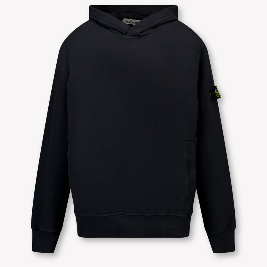 Stone Island Enfant Garçons Pull Noir