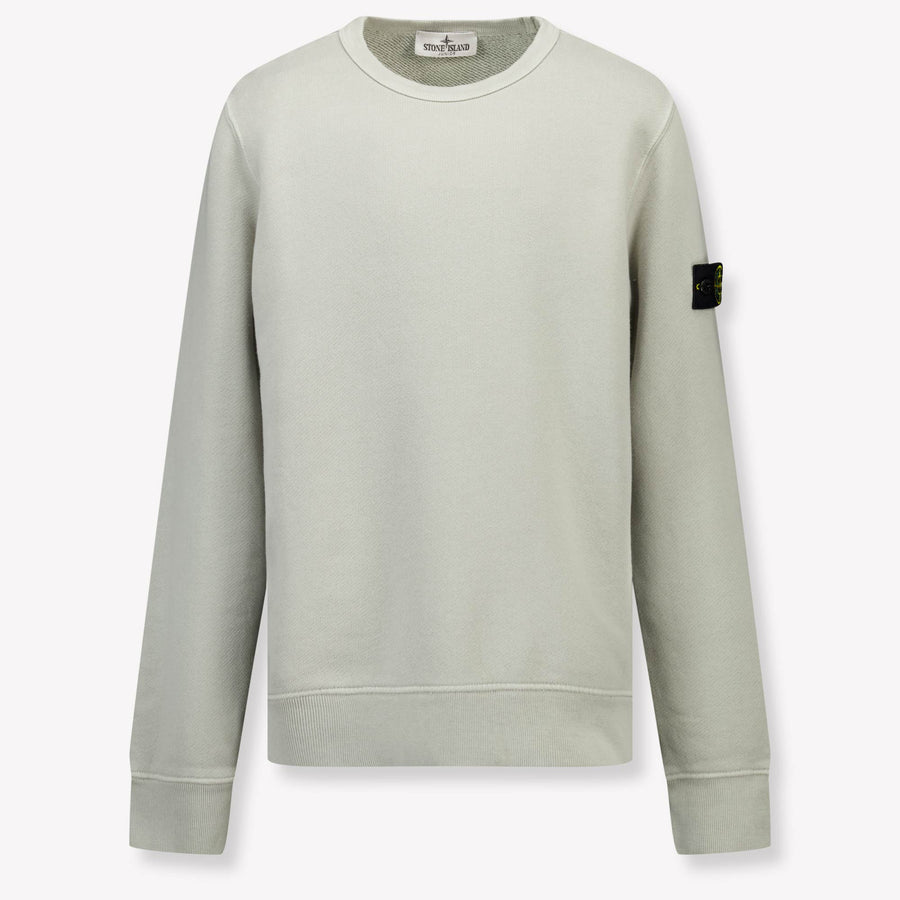 Stone Island Enfant Garçons Pull Gris