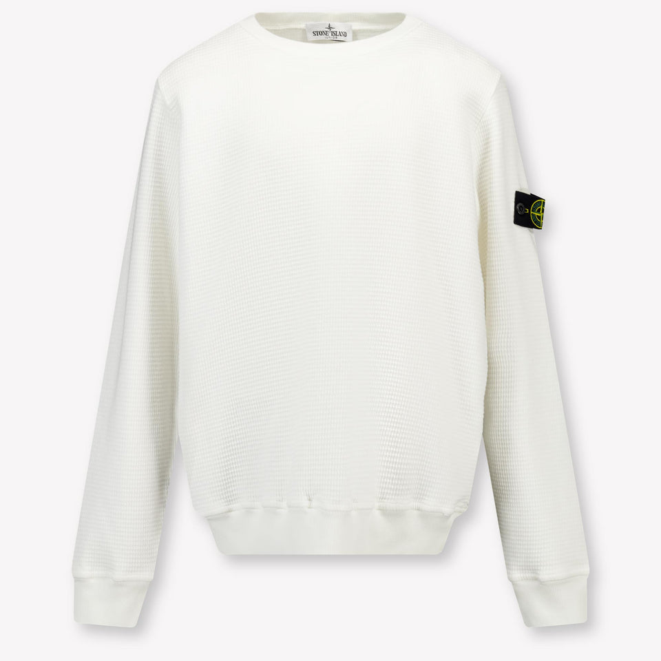 Stone Island Ragazzo Ragazzi Maglione in Bianco
