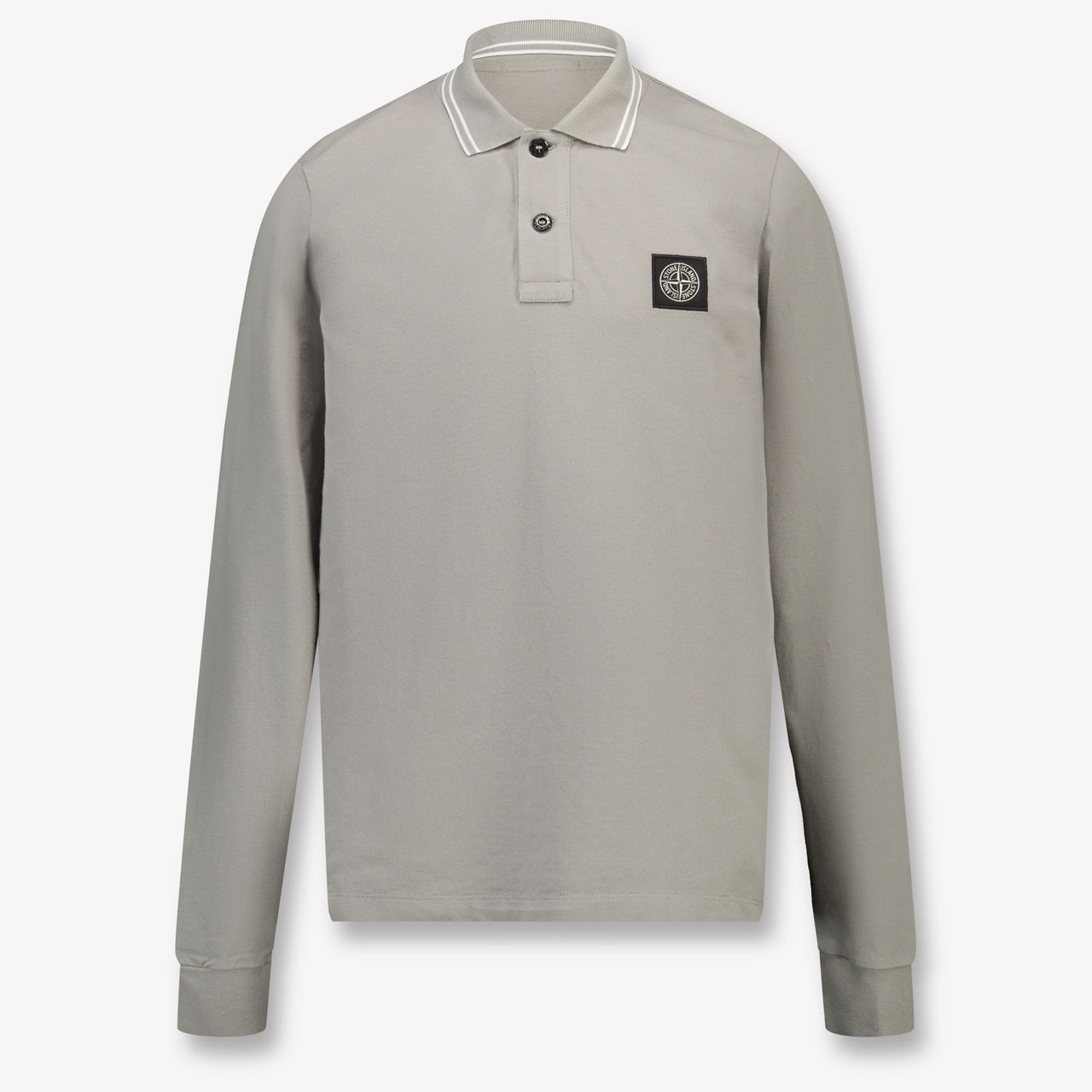 Stone Island Enfant Garçons Polo Gris