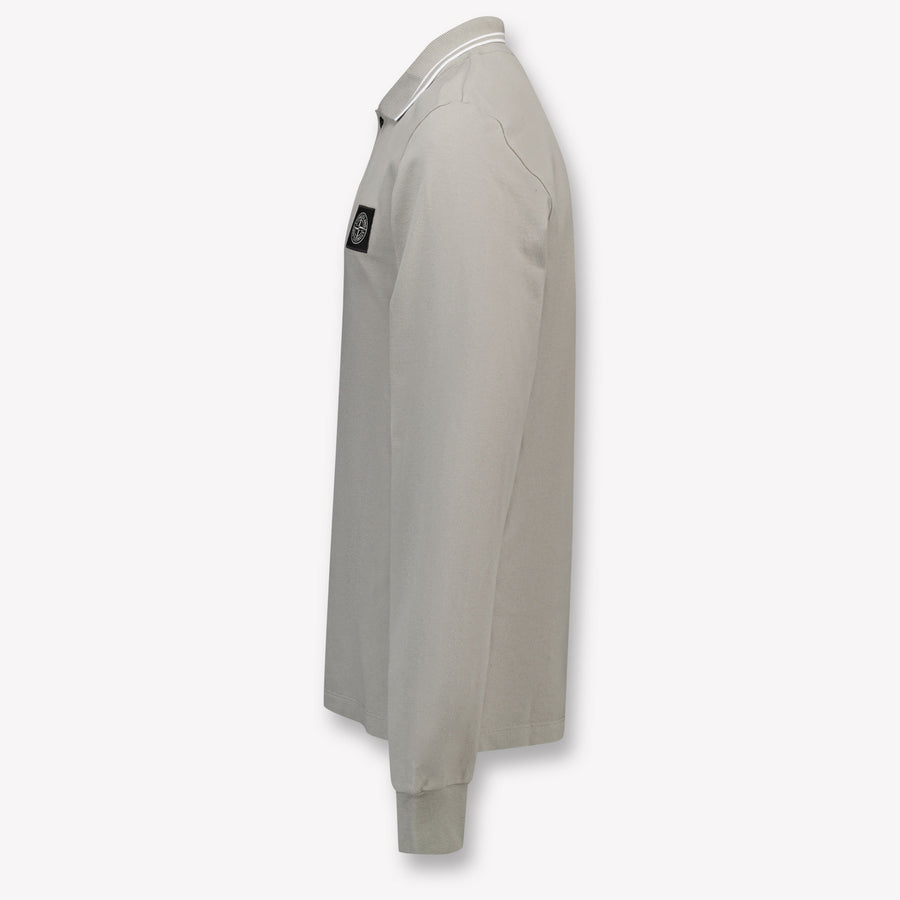 Stone Island Enfant Garçons Polo Gris
