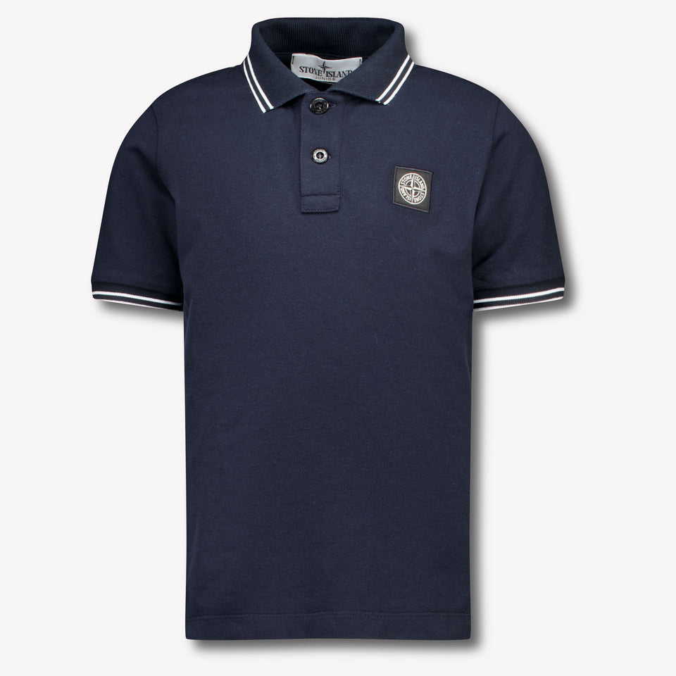 Stone Island Enfant Garçons Polo Navy