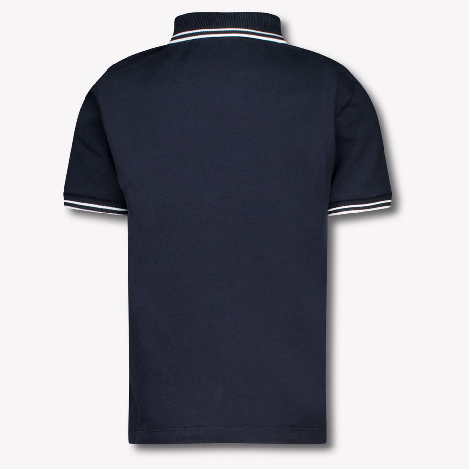 Stone Island Enfant Garçons Polo Navy