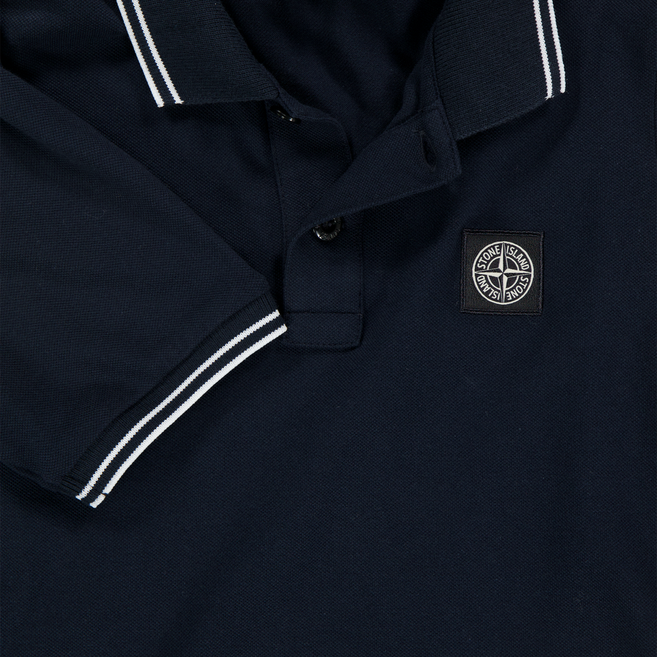 Stone Island Enfant Garçons Polo Navy