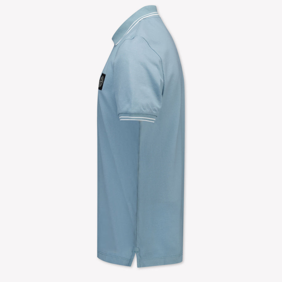 Stone Island Kinder Jungen Polo Hellblau
