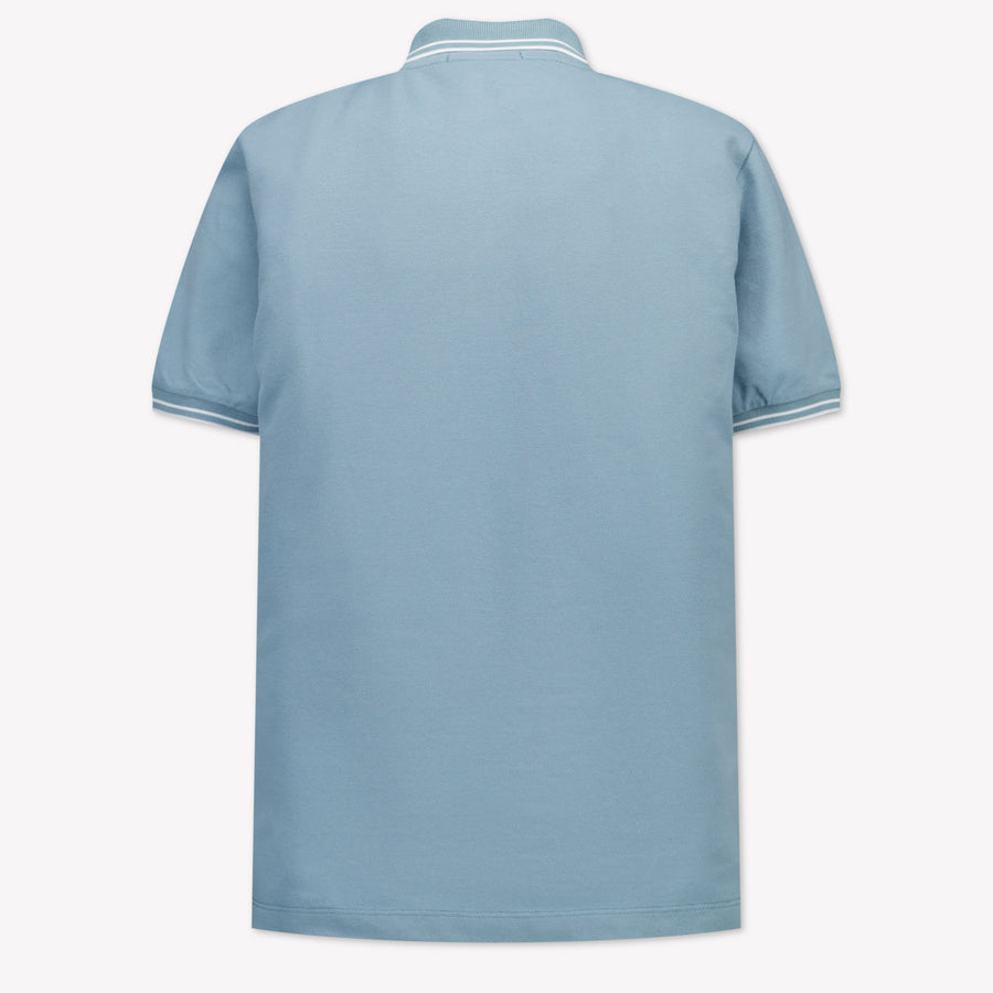 Stone Island Kinder Jungen Polo Hellblau