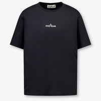 Stone Island Enfant Garçons T-shirt Noir