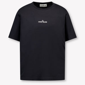 Stone Island Enfant Garçons T-shirt Noir