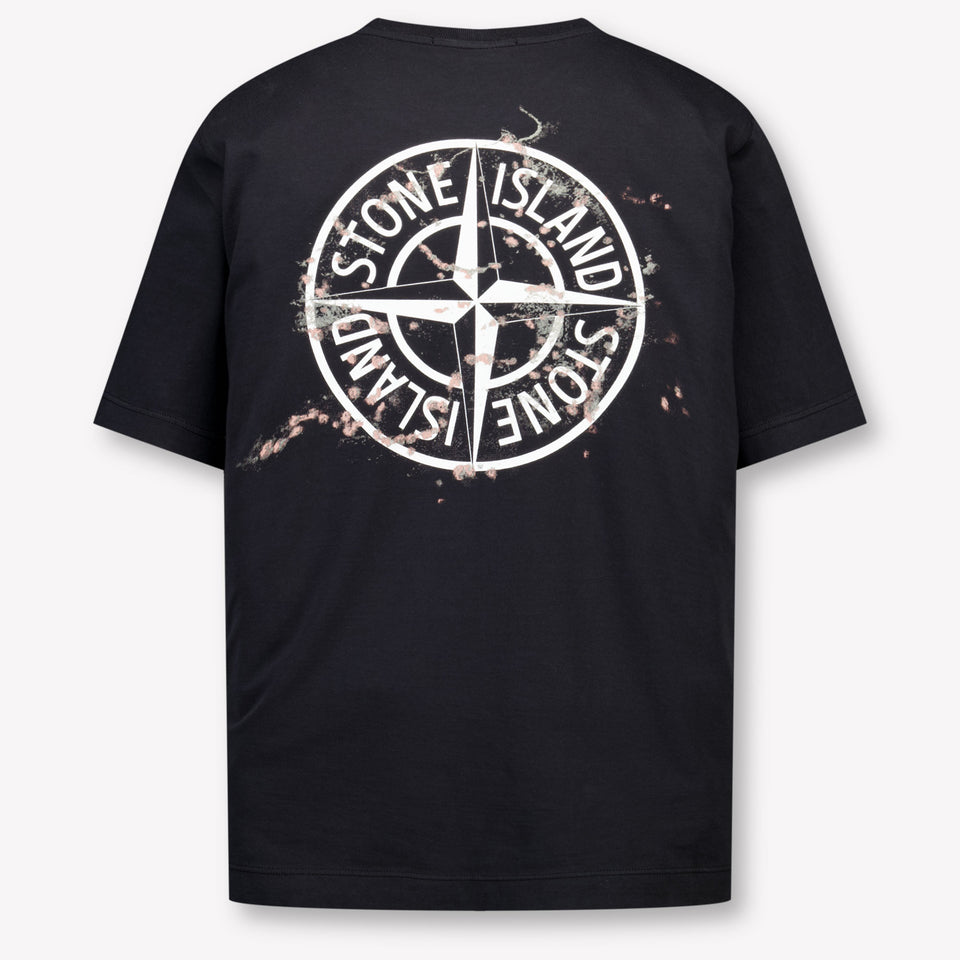 Stone Island Enfant Garçons T-shirt Noir