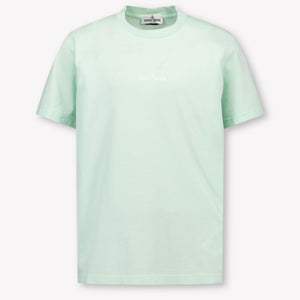 Stone Island Enfant Garçons T-shirt Menthe