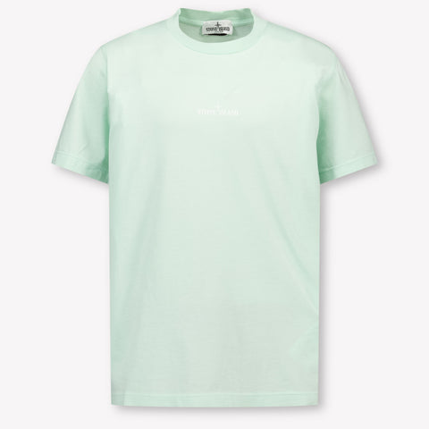 Stone Island Niño Chicos Camiseta en Menta