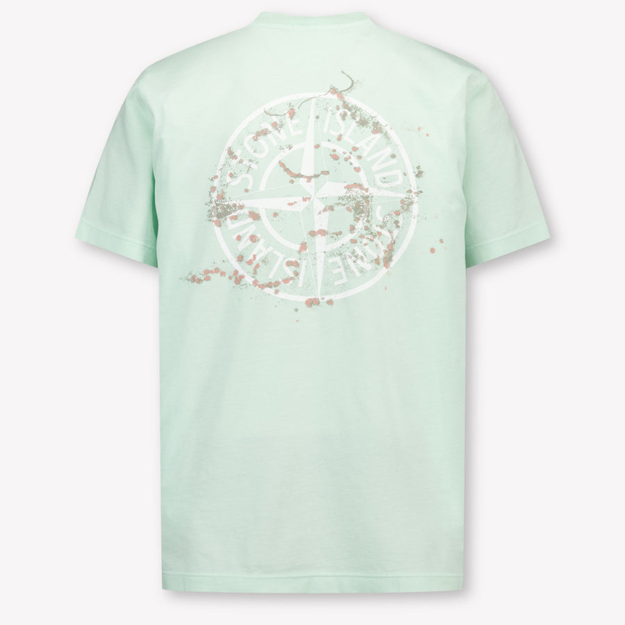 Stone Island Enfant Garçons T-shirt Menthe