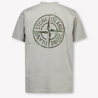 Stone Island Enfant Garçons T-shirt Gris