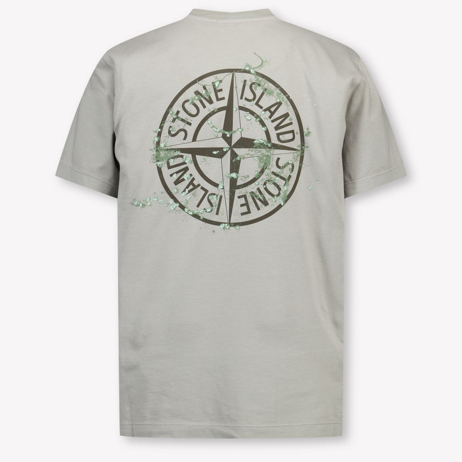 Stone Island Enfant Garçons T-shirt Gris