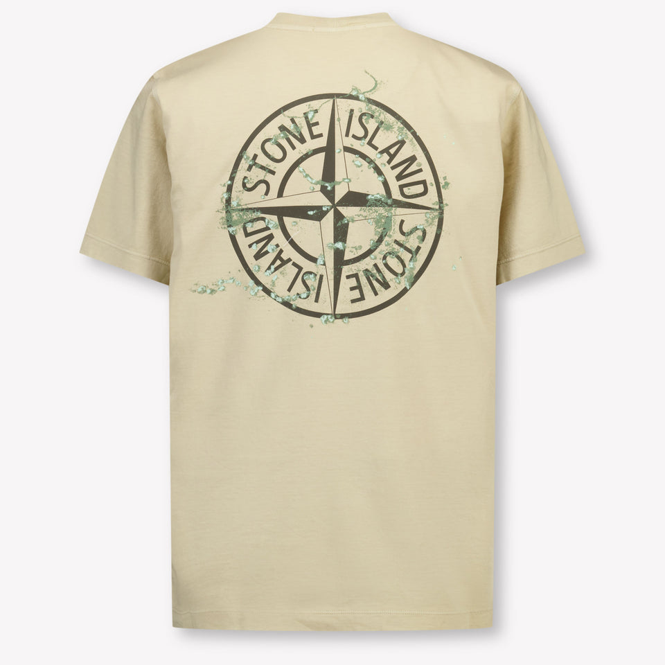 Stone Island Enfant Garçons T-shirt Sable