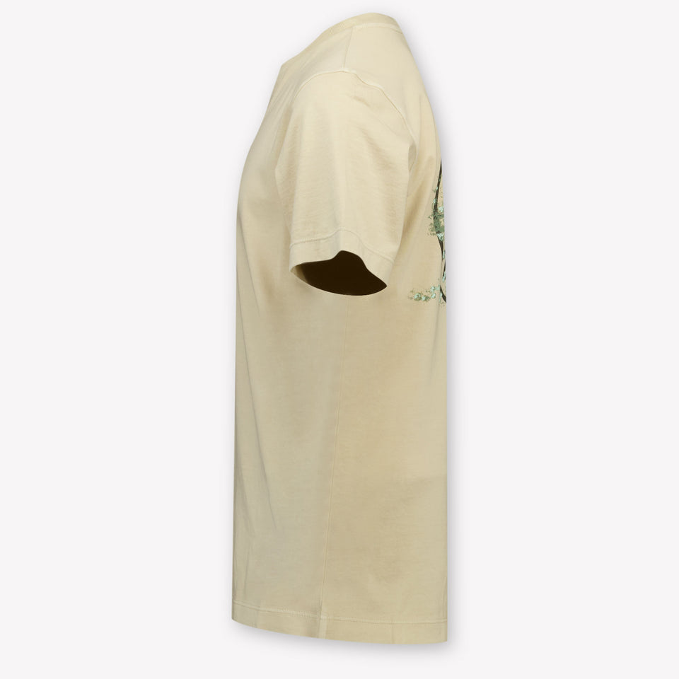 Stone Island Enfant Garçons T-shirt Sable