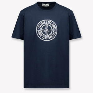 Stone Island Enfant Garçons T-shirt Navy