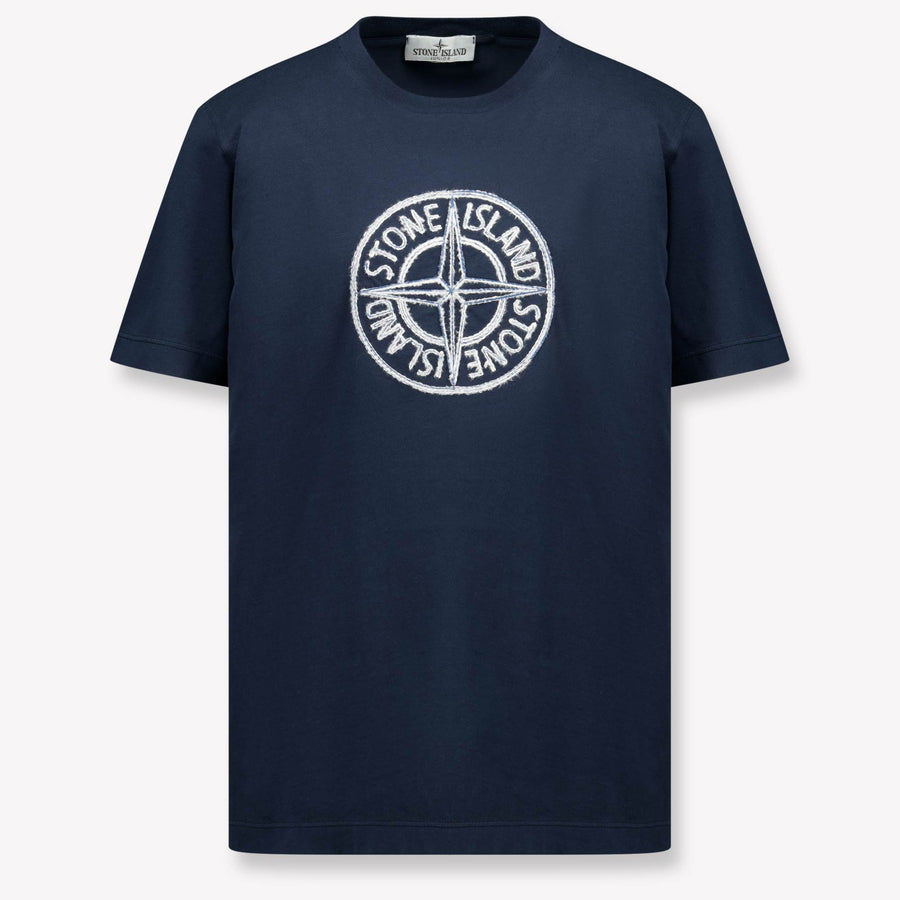 Stone Island Enfant Garçons T-shirt Navy