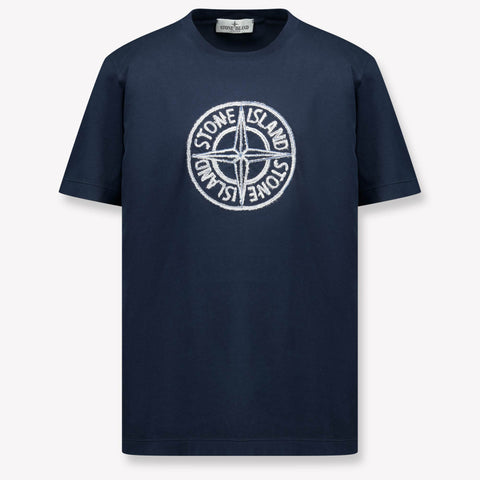 Stone Island Ragazzo Ragazzi Maglietta dentro Navy