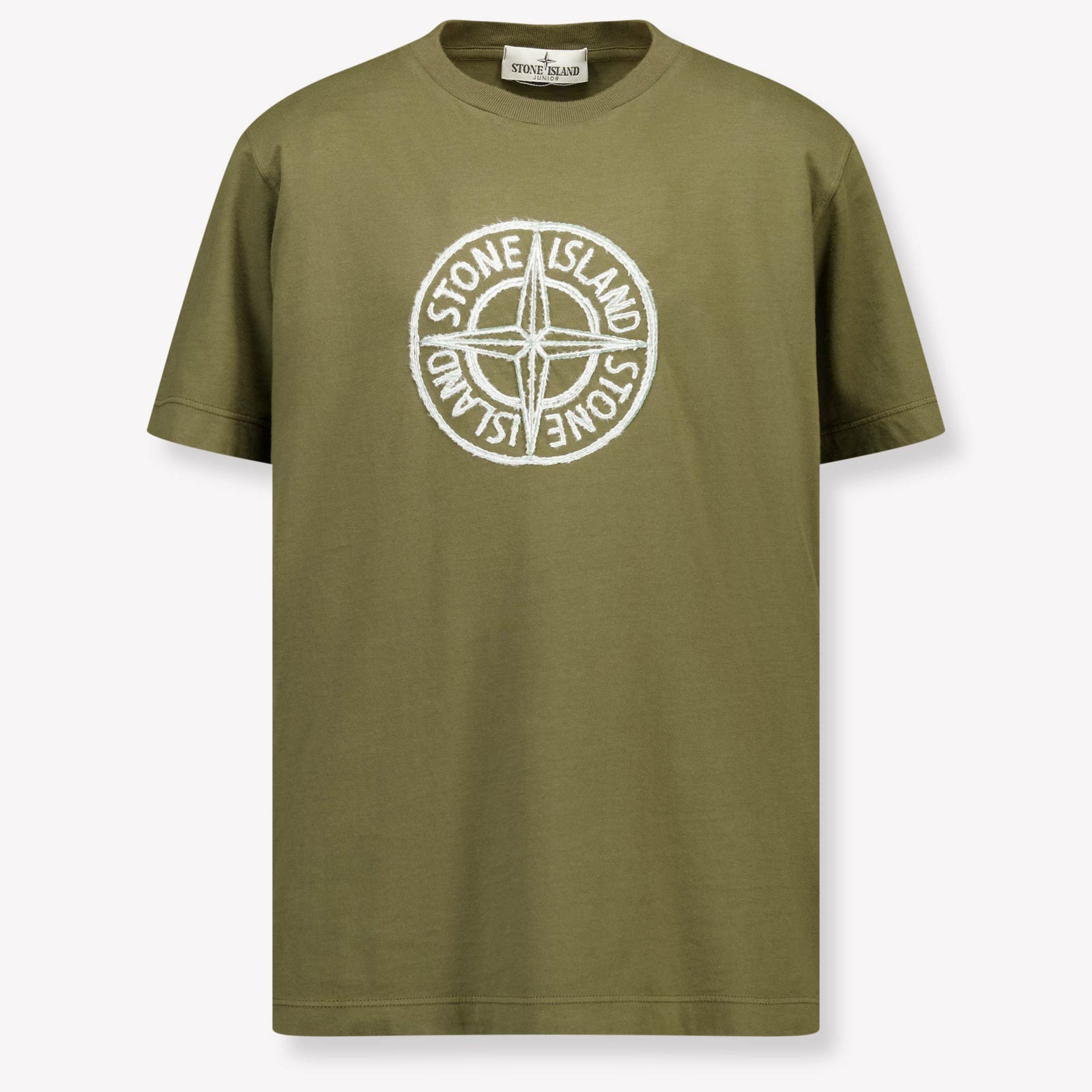 Stone Island Ragazzo Ragazzi Maglietta dentro Esercito