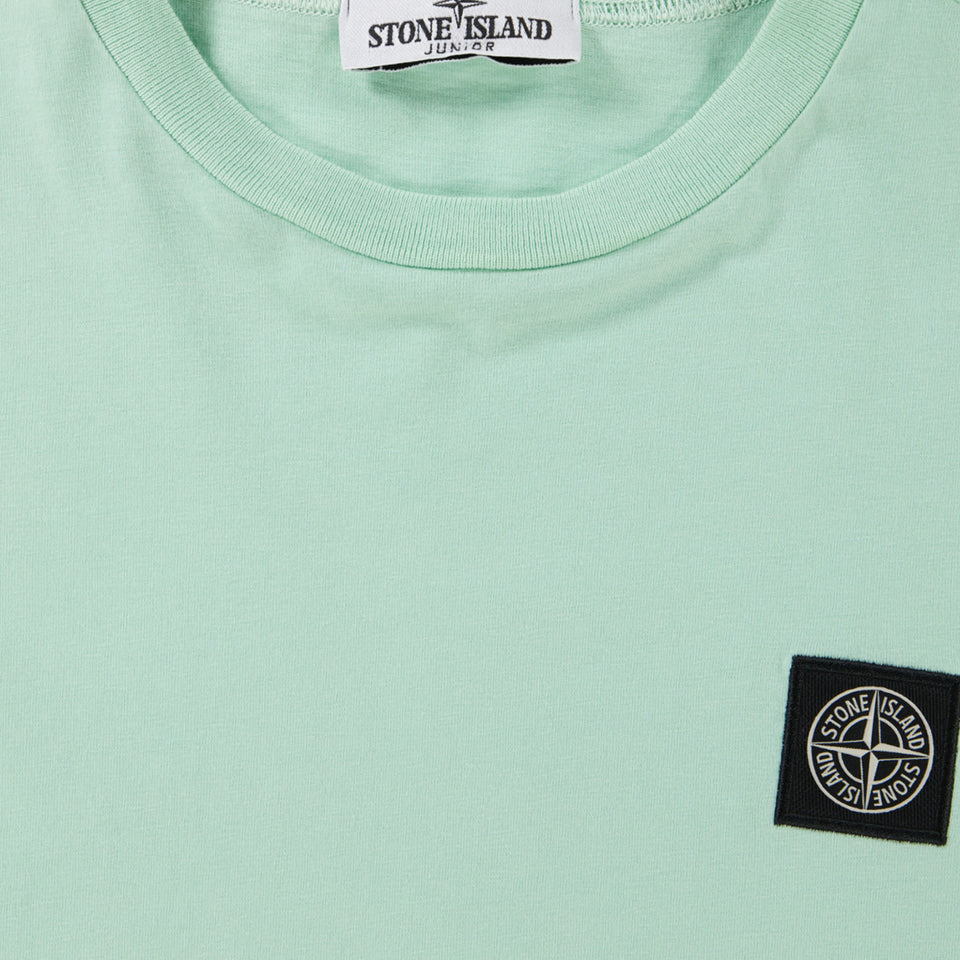 Stone Island Ragazzo Ragazzi Maglietta dentro Menta
