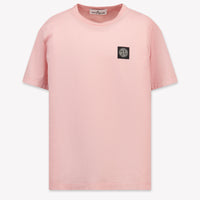 Stone Island Enfant Garçons T-shirt Rose