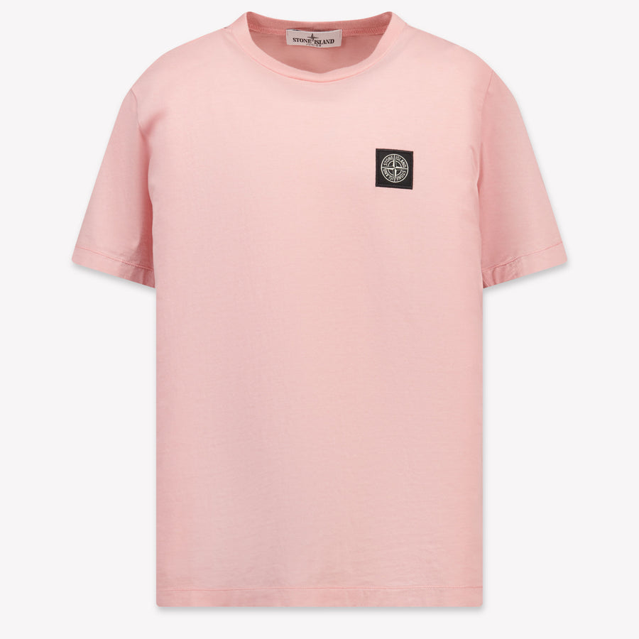 Stone Island Enfant Garçons T-shirt Rose