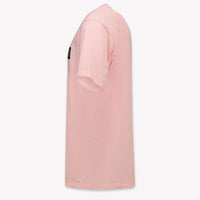 Stone Island Enfant Garçons T-shirt Rose