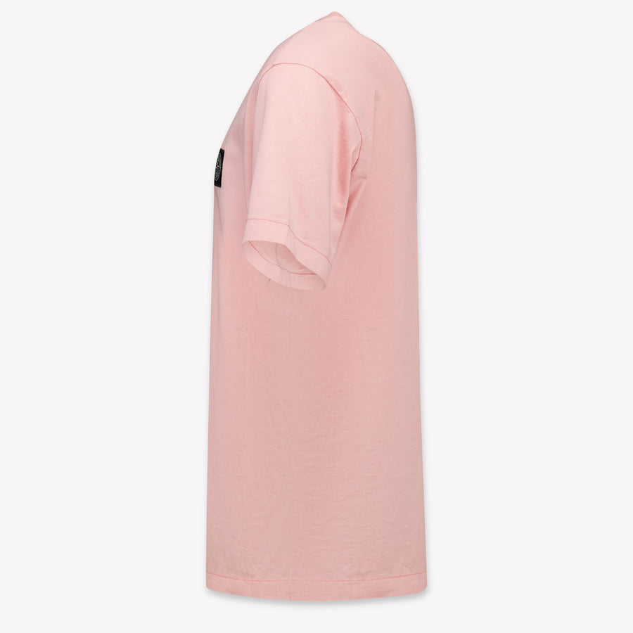 Stone Island Enfant Garçons T-shirt Rose