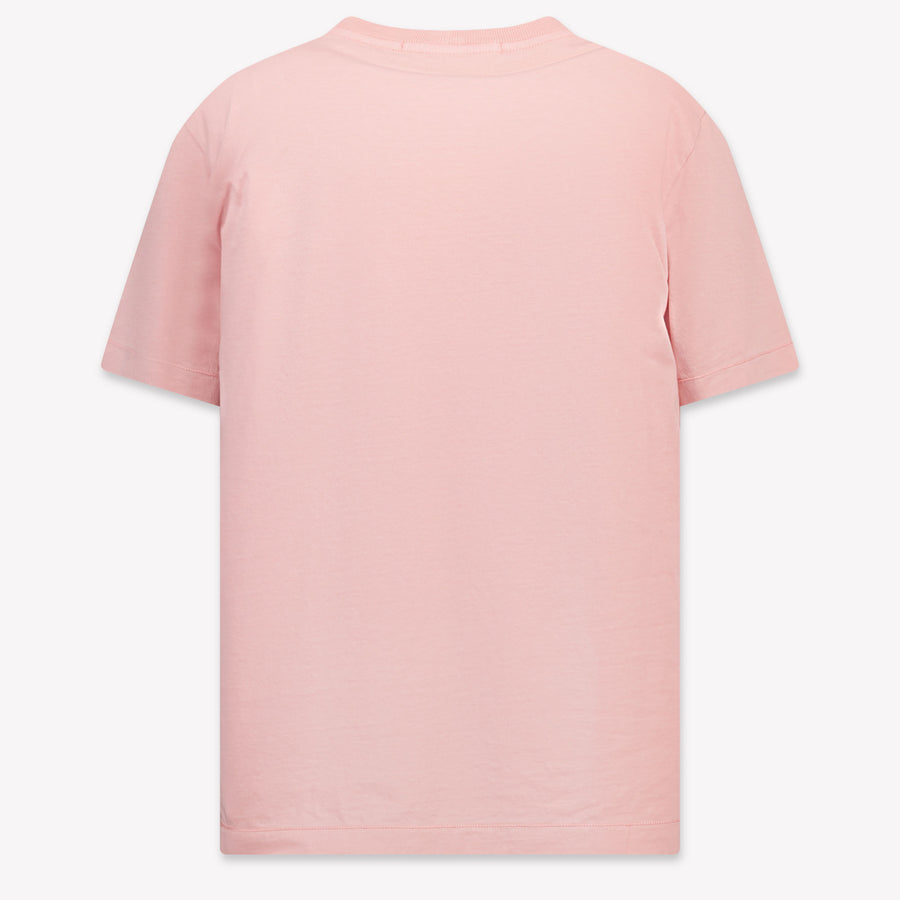 Stone Island Enfant Garçons T-shirt Rose