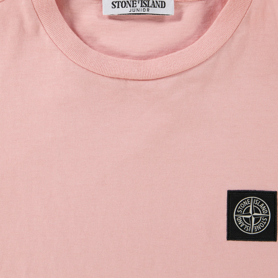 Stone Island Enfant Garçons T-shirt Rose