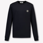 Stone Island Kids Boys  T-Shirt Black