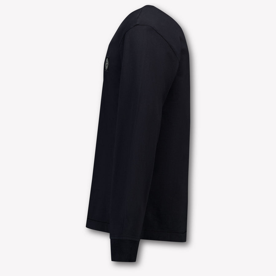 Stone Island Enfant Garçons T-shirt Noir