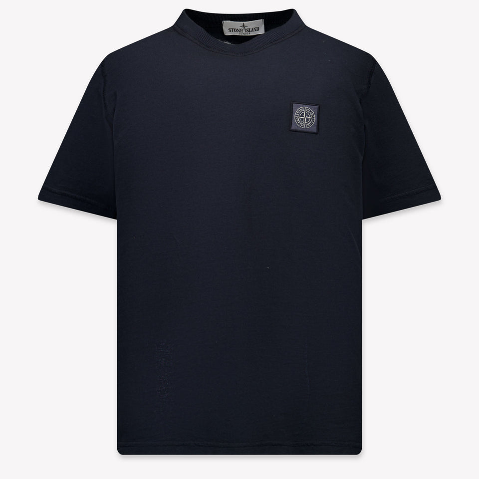Stone Island Niño Chicos Camiseta en Navy