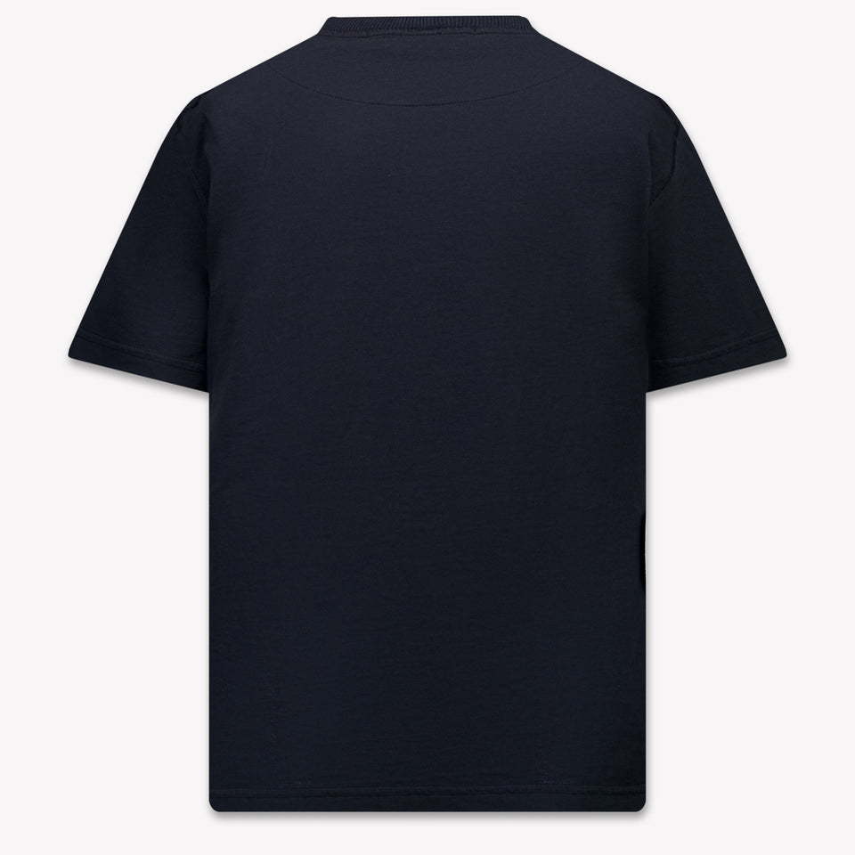 Stone Island Niño Chicos Camiseta en Navy