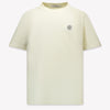 Stone Island Enfant Garçons T-shirt en blanc