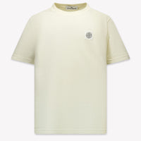 Stone Island Enfant Garçons T-shirt en blanc