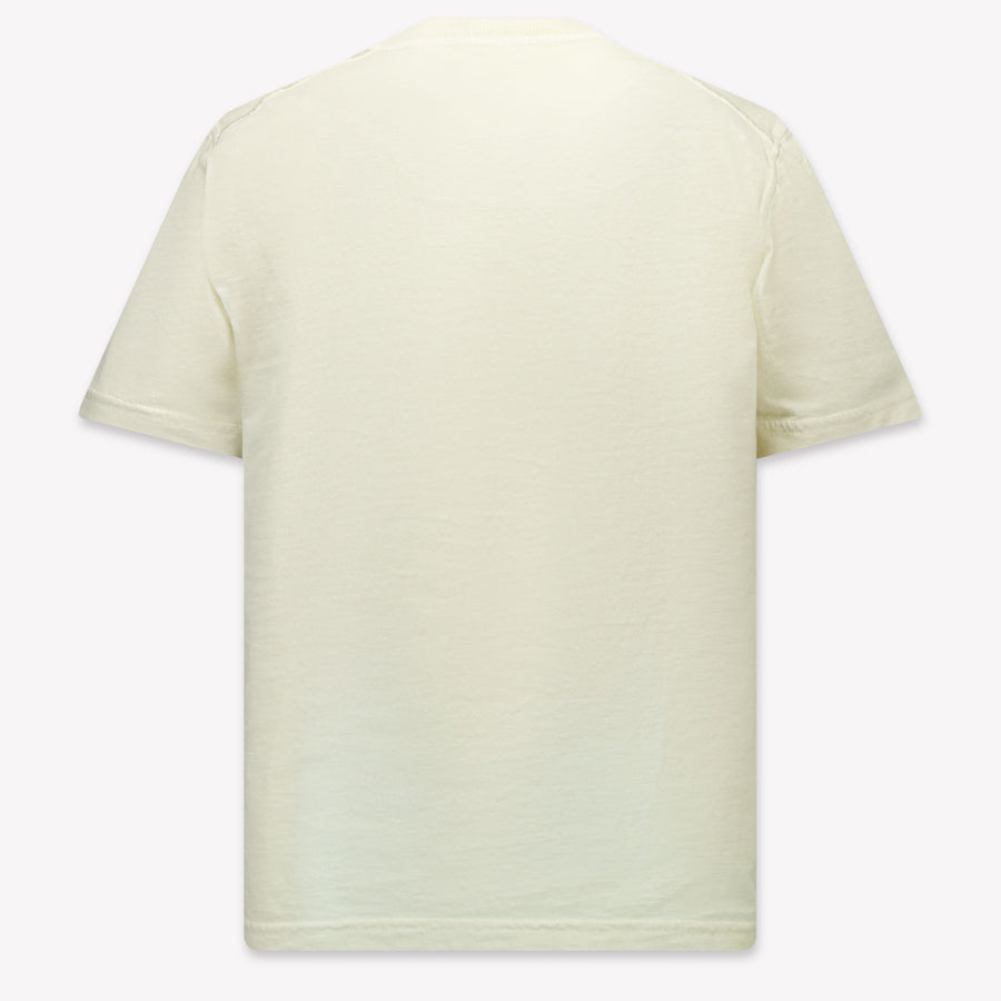 Stone Island Enfant Garçons T-shirt en blanc
