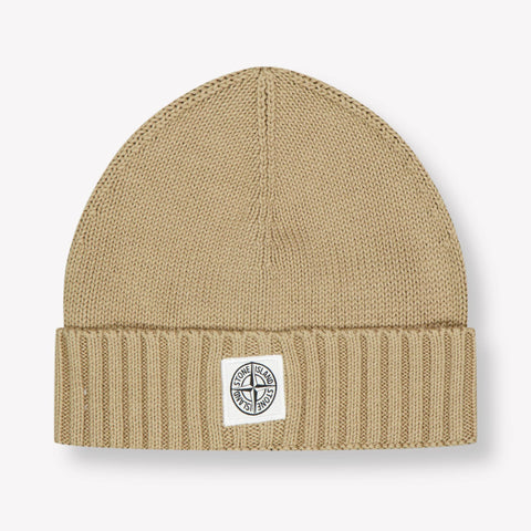Stone Island Ragazzo Ragazzi Cappello in Sabbia