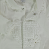 First Bambino Ragazze Tuta in scatola Off White