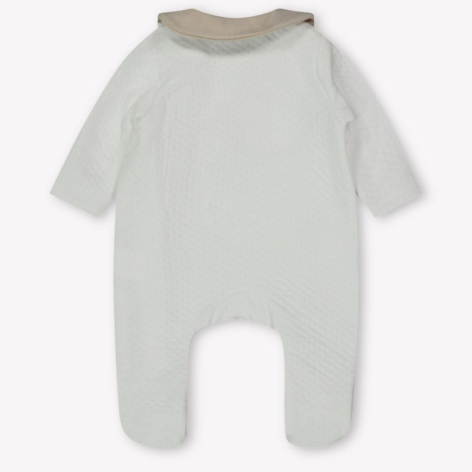 First Bebé Chicas Traje de caja Blanco