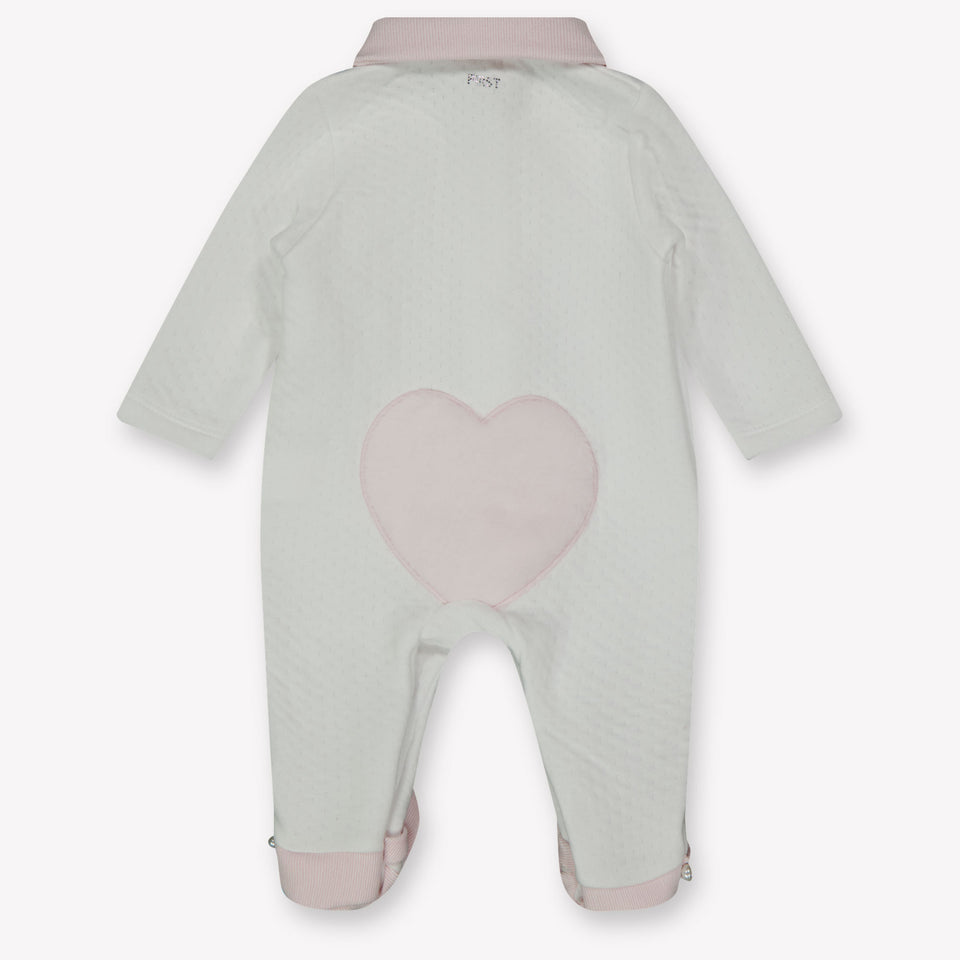 First Baby Girls Playsuit  White