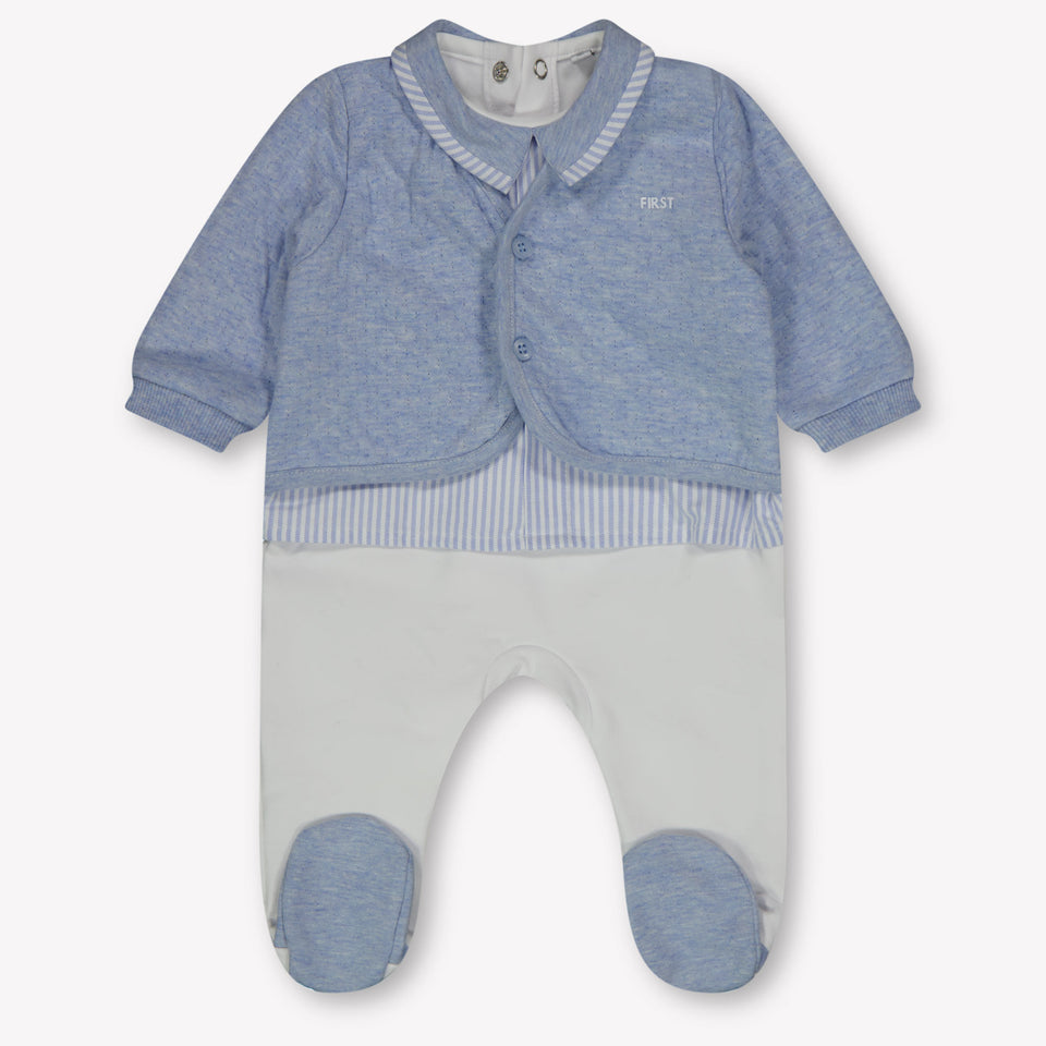 First Bambino Ragazzi Tuta in scatola Azzurro