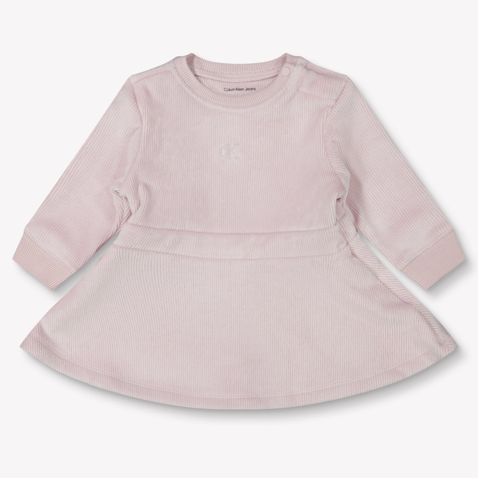 Calvin Klein Bambino Ragazze Vestito Rosa Chiaro