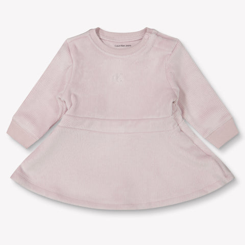 Calvin Klein Baby Mädchen Kleid Hellrosa