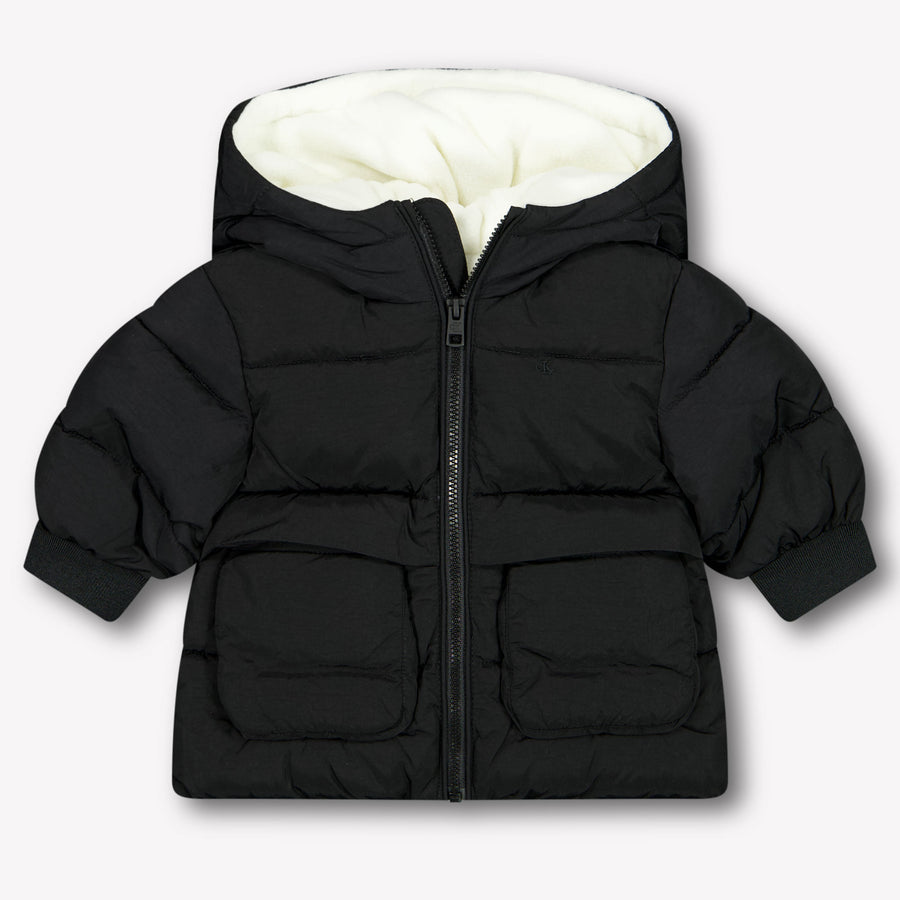 Calvin Klein Bébé Unisexe Veste d'hiver Noir