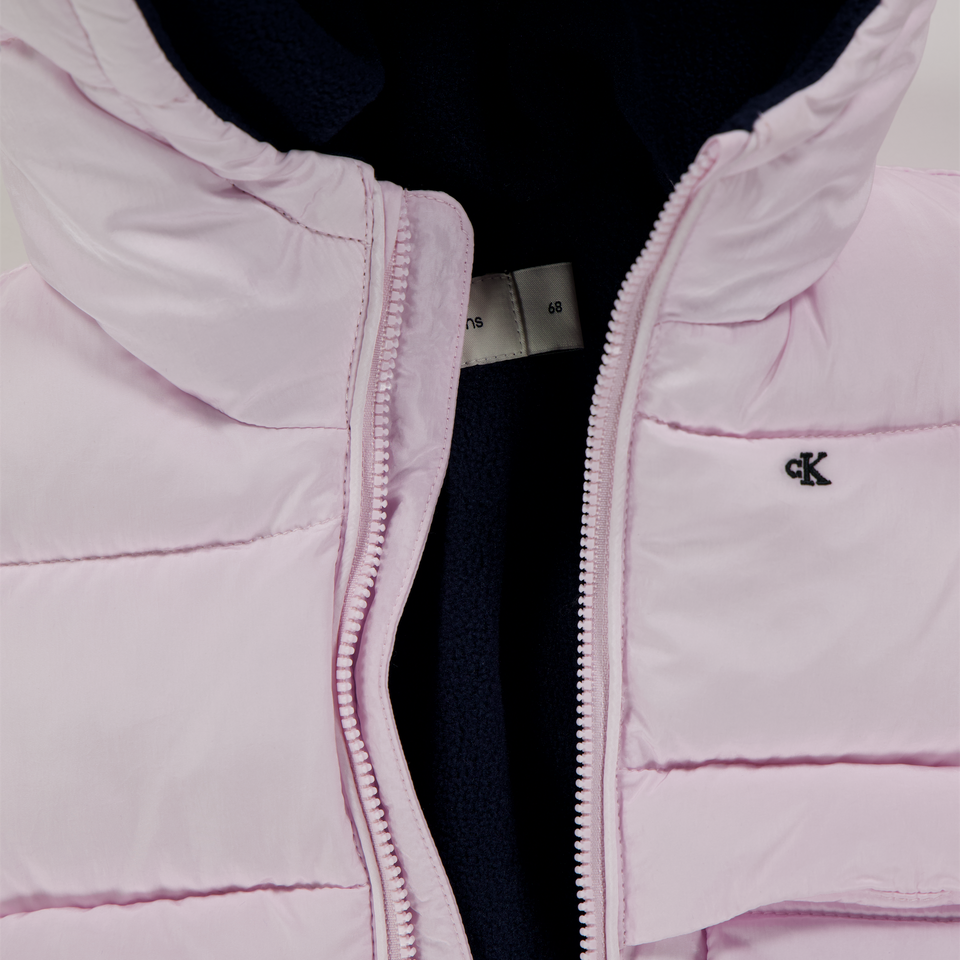 Calvin Klein Bébé Unisexe Veste d'hiver Rose Léger